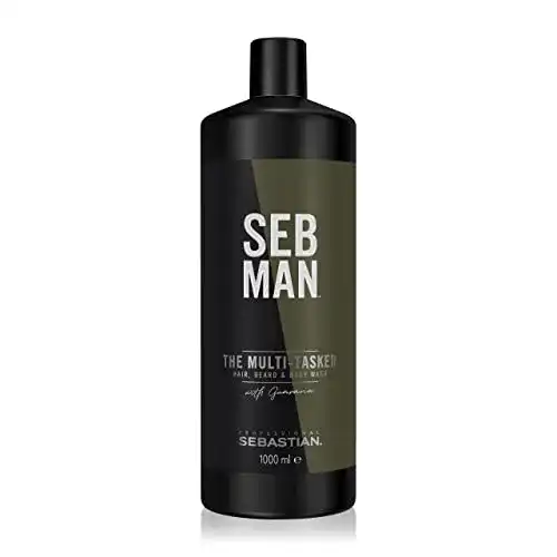 Sebastian Shampoo Seb Man The Multitasker 3-in-1 Shampoo, Bartshampoo und Duschgel