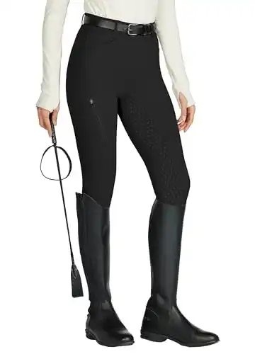 Reitleggings WILLIT Damen Reithose mit Silikon Vollbesatz und High Waist