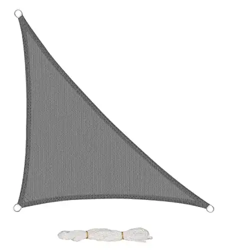 Eugad Dreieck Sonnensegel 3x3x4,25m – 200g/m² Sonnenschutz