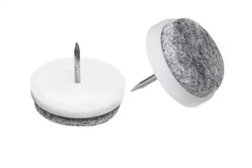 Filzgleiter Metafranc 30 mm mit Nagel, weiß, 20 Stück