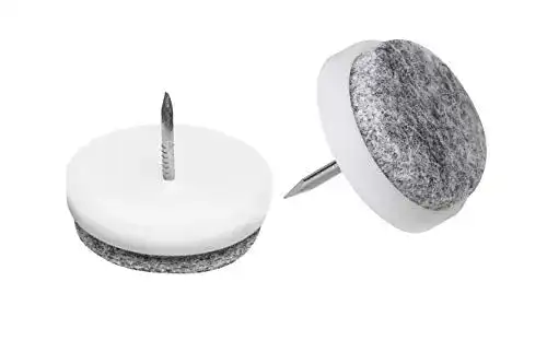 Filzgleiter Metafranc 30 mm mit Nagel, weiß, 20 Stück
