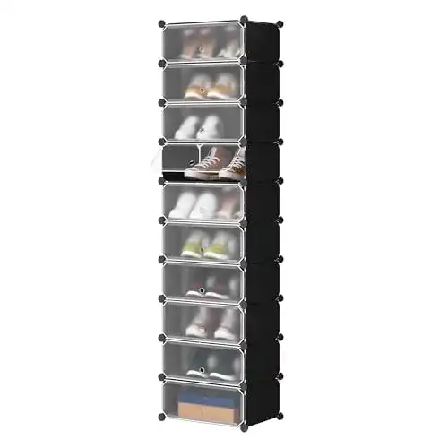 Schuhregal WOLTU DIY Schuhschrank mit 10 Fächern