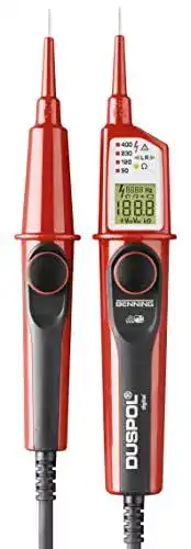 Zweipoliger Spannungsprüfer Benning DUSPOL digital True RMS