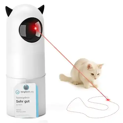 Laserpointer für Katzen von Pettec Automatisches interaktives Spielzeug