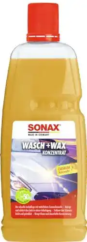 SONAX Wasch+Wax Autoshampoo 1 Liter – gründliche Reinigung und Schutz