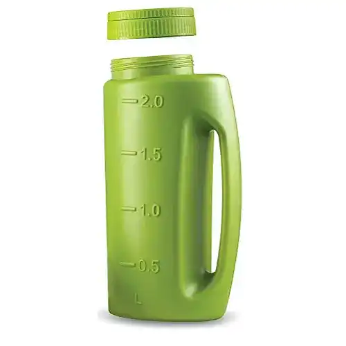Handstreuer mit verstellbarem Loch und 2L Shaker für Dünger und Streugut