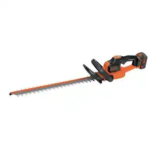 Black+Decker Akku-Heckenschere 18V mit 50 cm Schwertlänge und Antiblockierfunktion