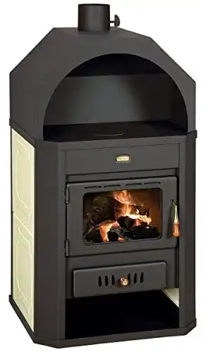 Wasserführender Kaminofen Prity W17 mit Kessel