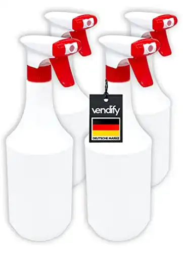 Sprühflasche vendify 4x 1 Liter mit Schaumdüse leer