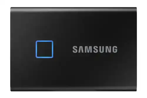 Samsung Portable SSD T7 Touch 500 GB – Externe SSD mit Fingerabdruckscanner