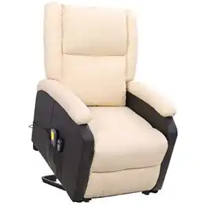 Massagesessel vidaXL mit elektrischer Aufstehhilfe und Massagefunktionen