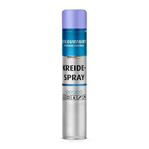 Kreidespray für Markierungen von Colourfairy – 750ml Sprühdose