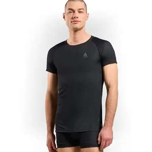 Laufshirt Odlo Unterhemd Herren Kurzarm Active F-Dry Light
