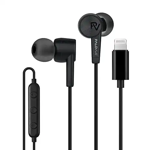 Palovue Lightning Kopfhörer für iPhone mit Mikrofon und Steuerung