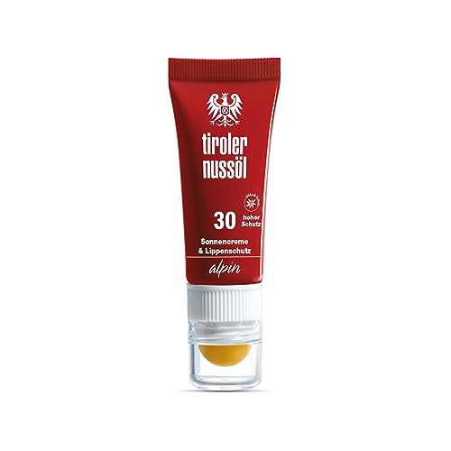 Tiroler Nussöl Alpin Sonnencreme und Lippenschutz 30/30
