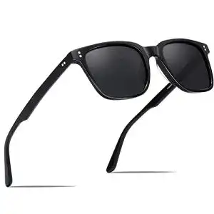 Carfia Vintage Damen Sonnenbrille mit UV400 Schutz und polarisierten Gläsern
