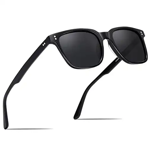 Carfia Vintage Damen Sonnenbrille mit UV400 Schutz und polarisierten Gläsern