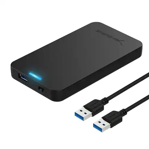 Festplattengehäuse Sabrent 2,5 Zoll für SSD und HDD über USB 3.2