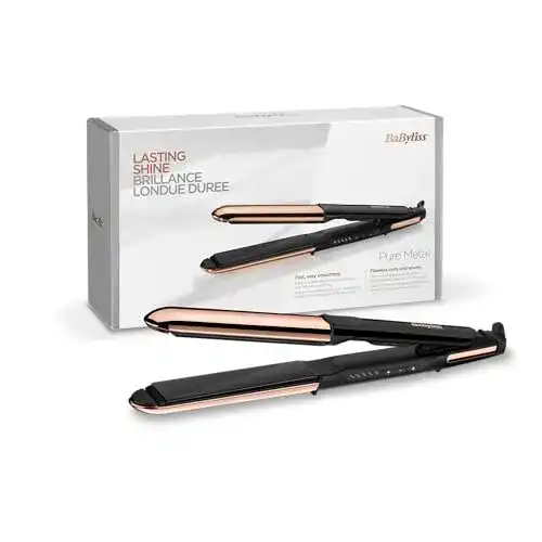 Haarglätter BaByliss ST481E Pure Metal in Rosa und Gold
