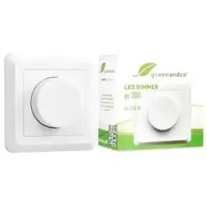 Led-Dimmer greenandco gc-200 für Unterputz-Installationen