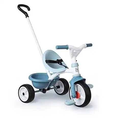 Dreirad Smoby Be Move blau mit Schubstange und Sitz für Kinder
