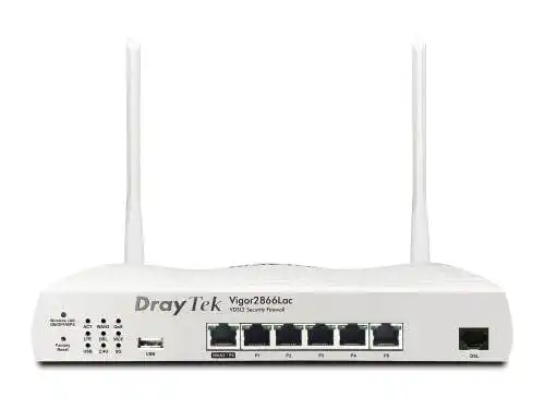 DrayTek Vigor2866Lac Router mit 4G LTE und G.Fast Technologie