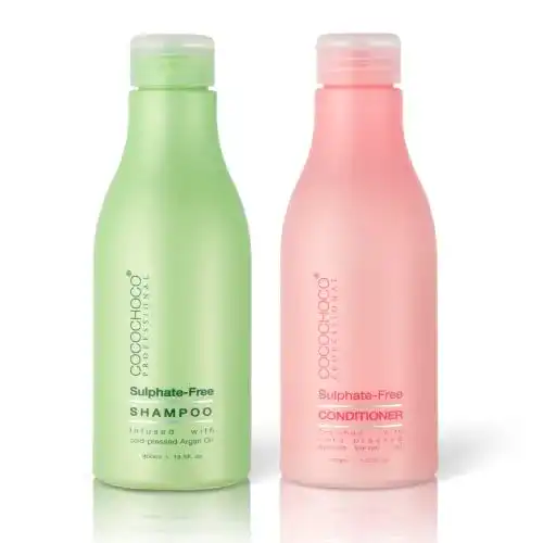Keratin-Spülung COCOCHOCO Professional Set nach der Pflege