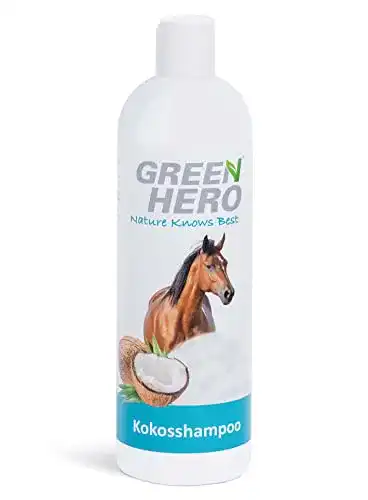 Pferdeshampoo Green Hero mit Kokosöl für intensive Pflege – 500ml