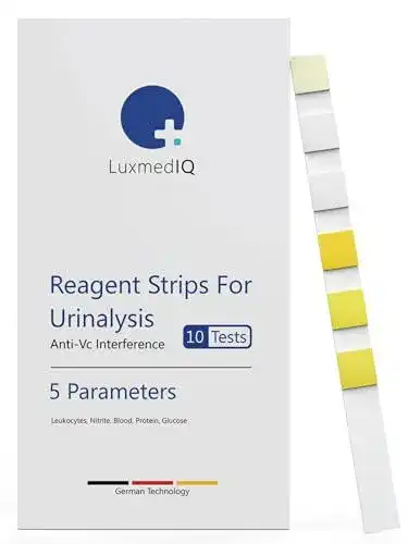 Luxmediq Urinstreifen 10x für 5 Parameter im Urin-Test