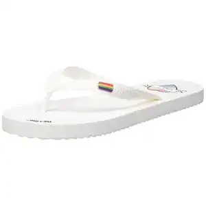 Flip-Flops Herren Unisex Originalspride in Weiß, Größe 36 EU