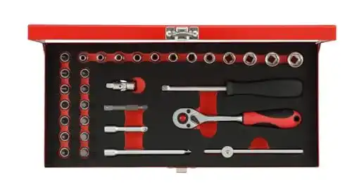 GEDORE red Steckschlüsselset 1/4 Zoll 32-teilig