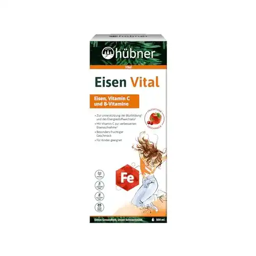 Eisensaft Hübner Eisen Vital F Eisen Liquid Trinksaft 500 ml