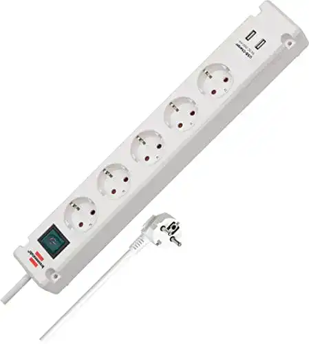 Steckdosenleiste mit USB von Brennenstuhl Bremounta