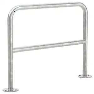 Fahrradbügel König Anlehnbügel 9211 mit Knierohr für 2 Fahrräder