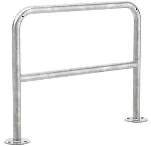 Fahrradbügel König Anlehnbügel 9211 mit Knierohr für 2 Fahrräder