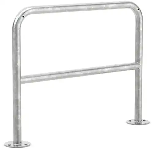 Fahrradbügel König Anlehnbügel 9211 mit Knierohr für 2 Fahrräder