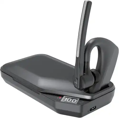 Conambo Bluetooth Headset V5.2 mit Ladeetui und Dual Mikrofon