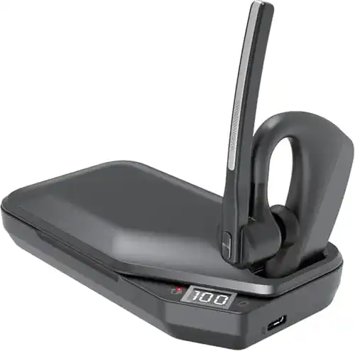 Conambo Bluetooth Headset V5.2 mit Ladeetui und Dual Mikrofon