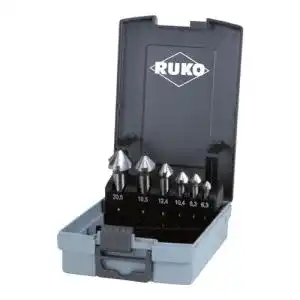 Kegelsenker Ruko DIN 335 Form C Kegel- und Entgratsenker Set 90°
