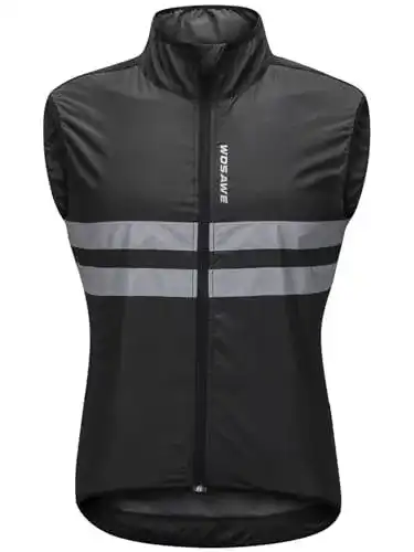 Fahrradweste für Herren und Damen von Wosawe Leichte und atmungsaktive Jacke