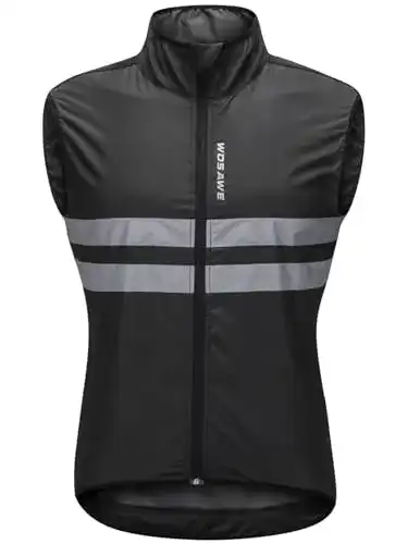 Fahrradweste für Herren und Damen von Wosawe Leichte und atmungsaktive Jacke