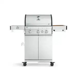 Burnhard Gasgrill 3-Brenner mit Backburner und Zubehör