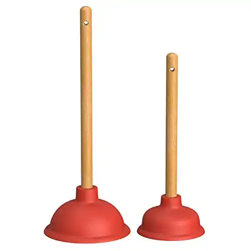 Pömpel Nirox 2er Set Saugglocke mit 110 mm und 140 mm Durchmesser