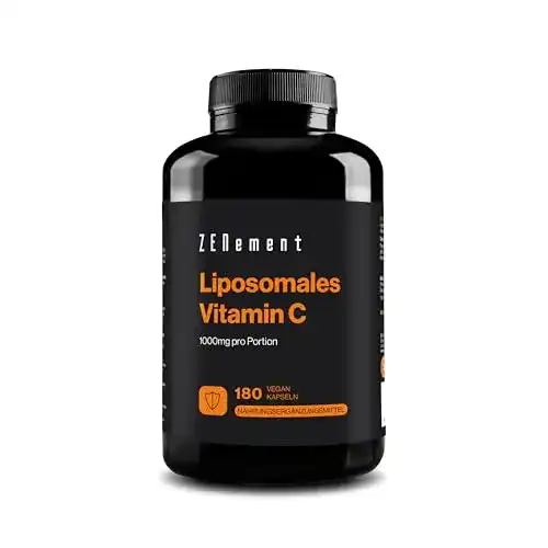 Liposomales Vitamin C Zenement – Hochdosiert 1000 mg – 180 Kapseln