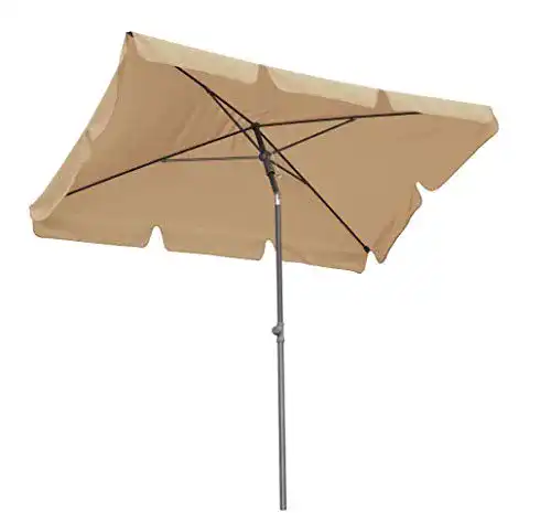 Rechteckiger Balkonschirm von QUICK STAR 200×125 cm