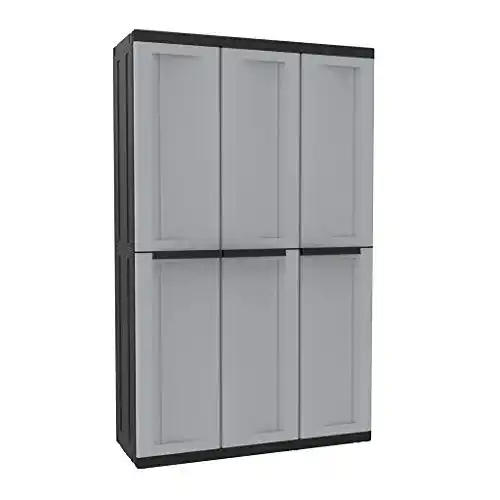 Kunststoffschrank Kreher XXL Mehrzweckschrank mit Einlegeböden und Spind