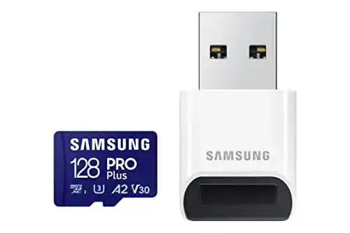 Micro-SD-Karte Samsung PRO Plus 128 GB UHS-I für 4K-Videoinhalte