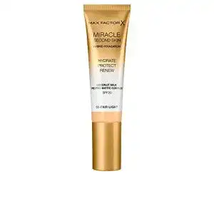Max Factor Miracle Second Skin Foundation LSF 20 – Farbe 02 Fair Light