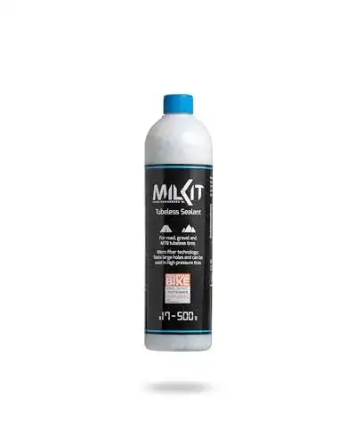 Tubeless Dichtmilch milKit 500 ml Flasche für Fahrradreifen