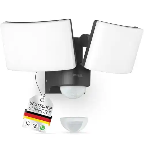 LED Strahler mit Bewegungsmelder von Oktaplex für den Außenbereich